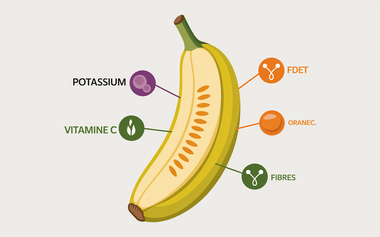 banane nutriments régulation acide urique