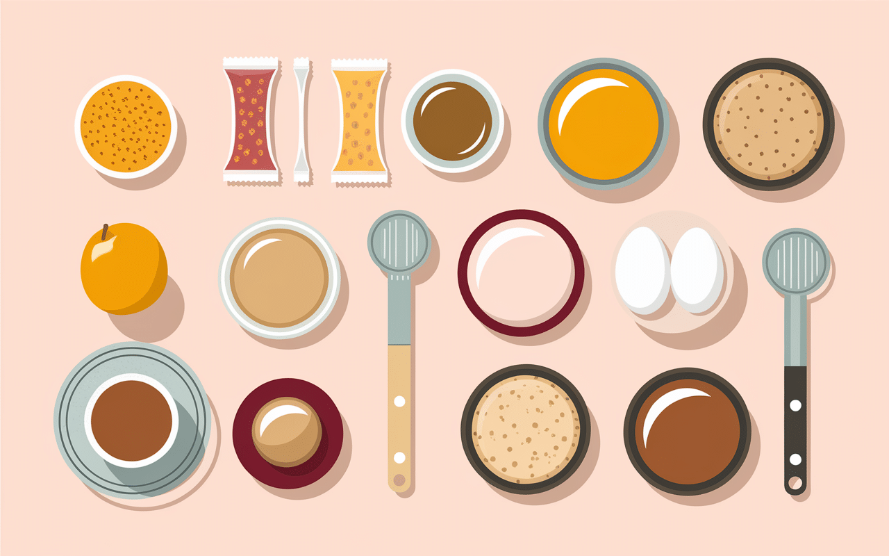 Ingrédients pâtisserie saine et diabétique