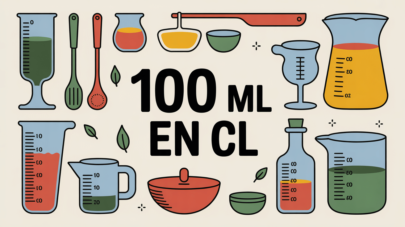 Illustration ustensiles 100ml en cl