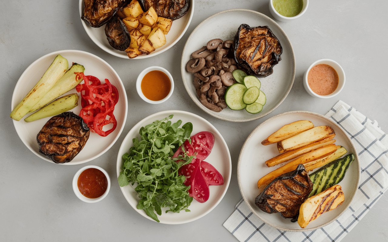 Légumes grillés pour pierrade