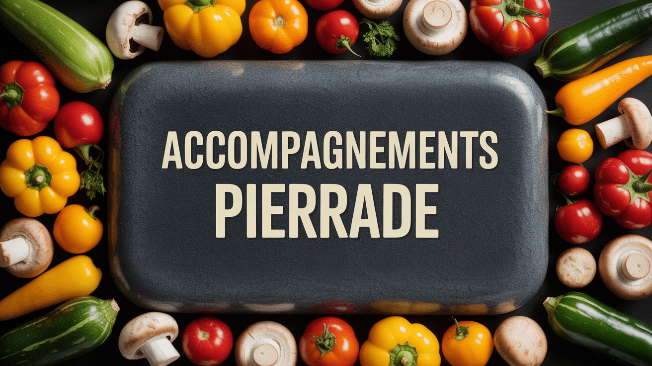 Pierrade avec légumes colorés