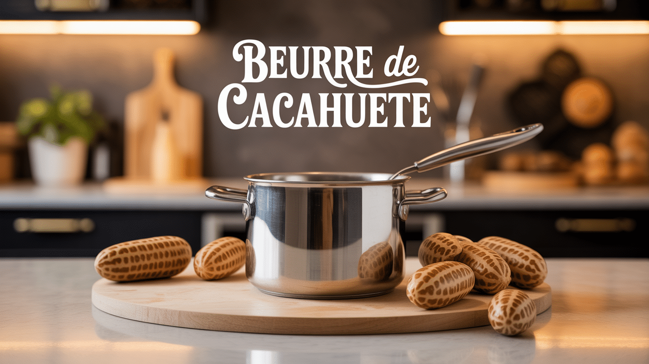 Beurre de cacahuète pot et cuillère
