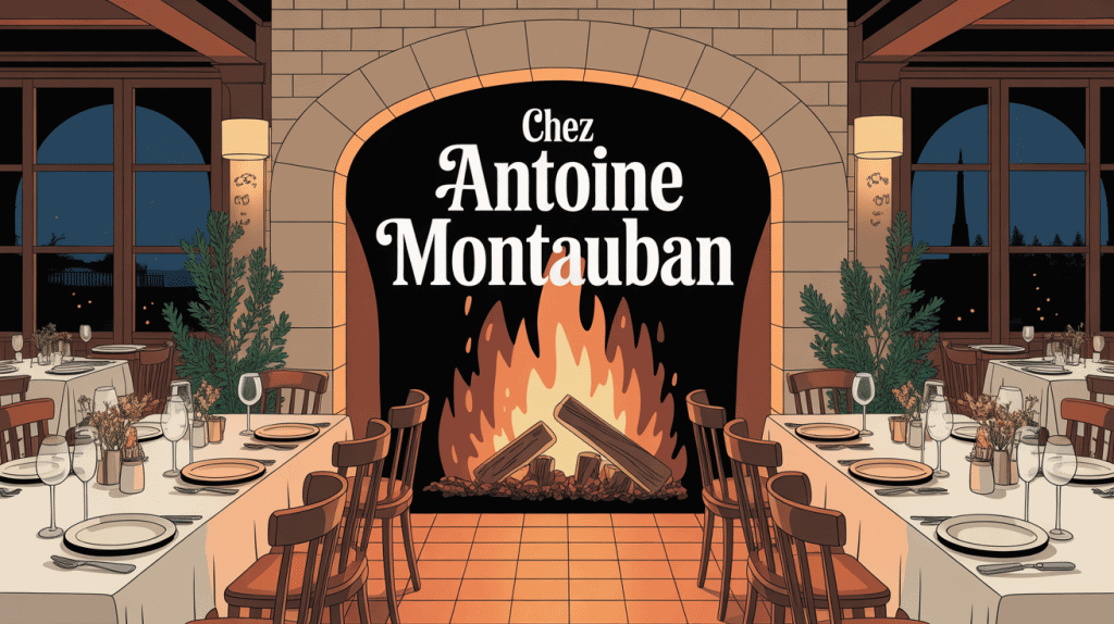 Restaurant gastronomique avec cheminée, Chez Antoine Montauban
