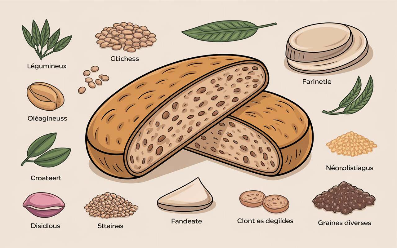 Composition détaillée des biscottes sans céréales