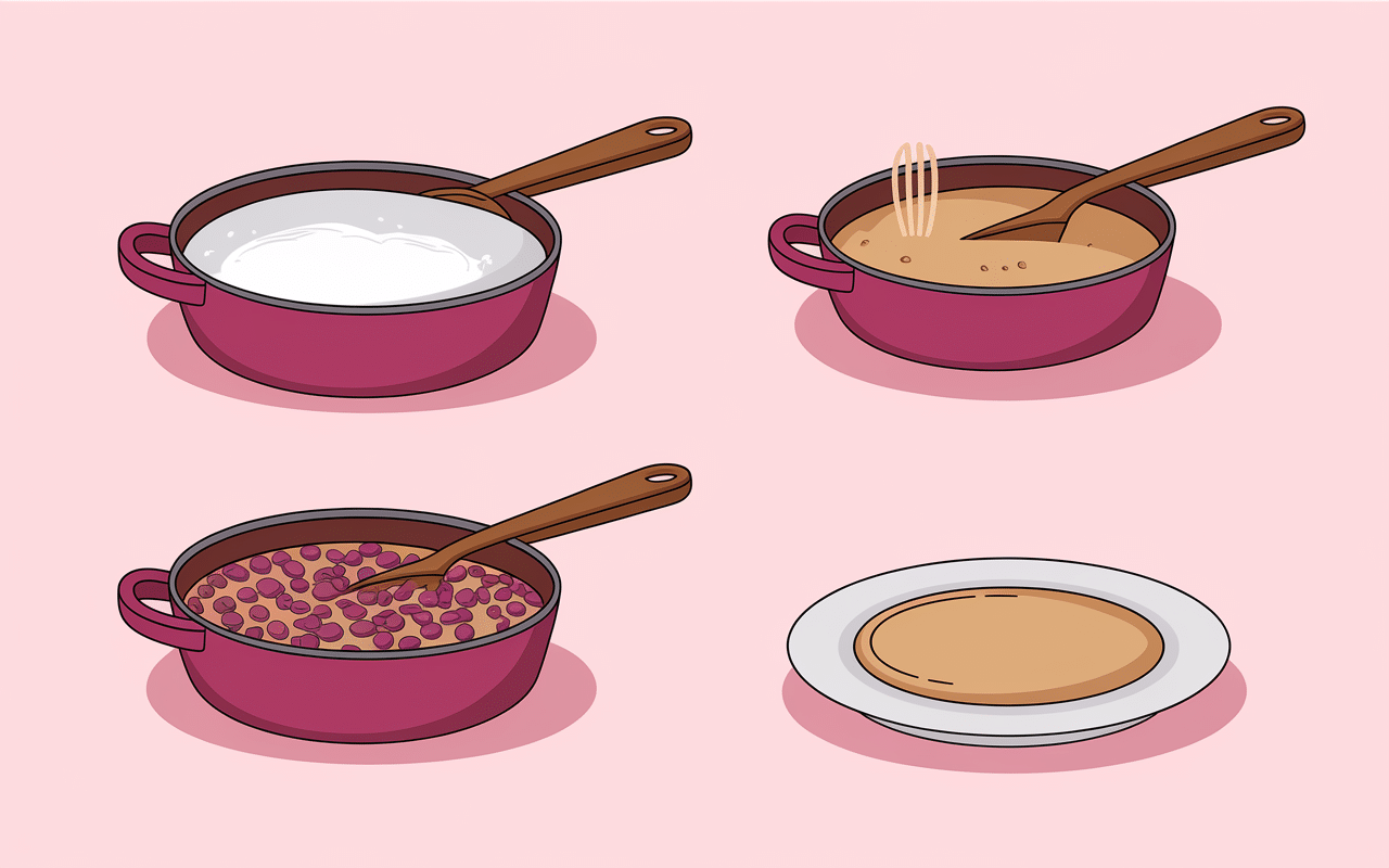 Étapes de recette de confiture de figues