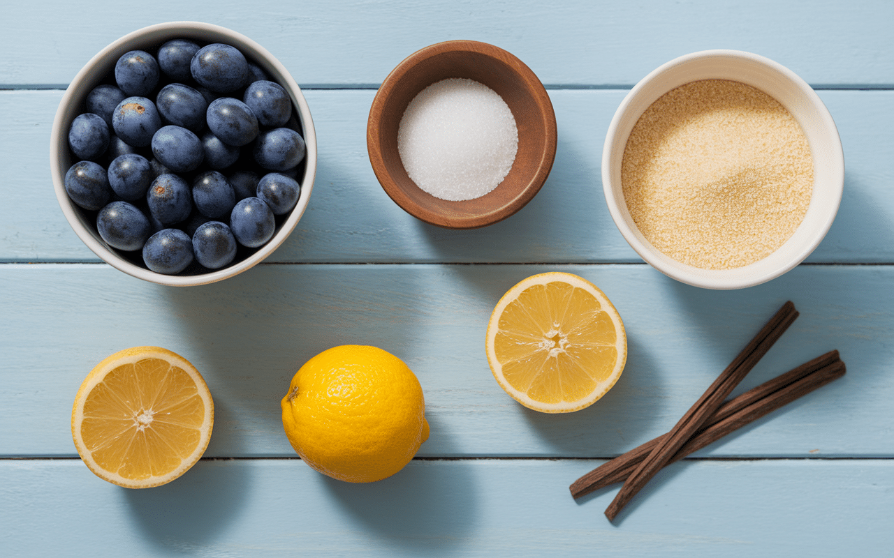 Ingrédients pour confiture de figues