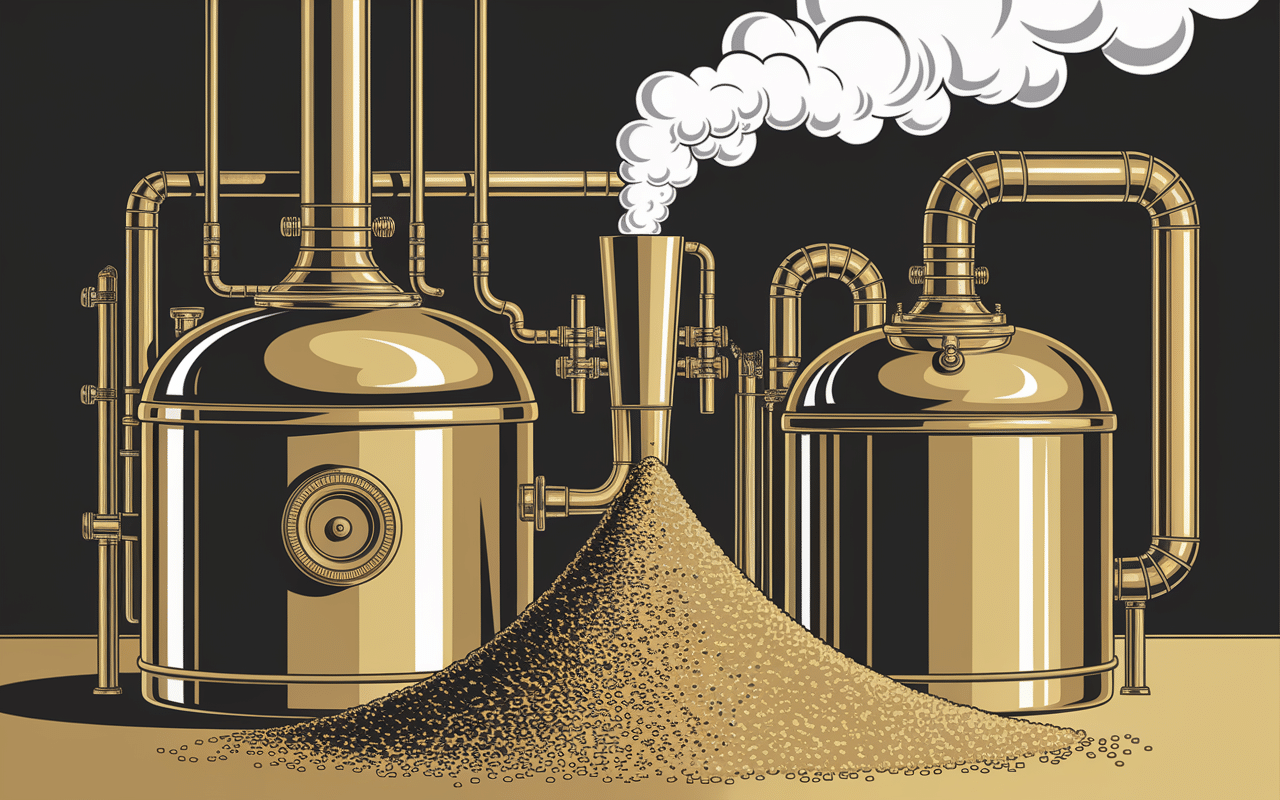 Processus brassage bière blonde