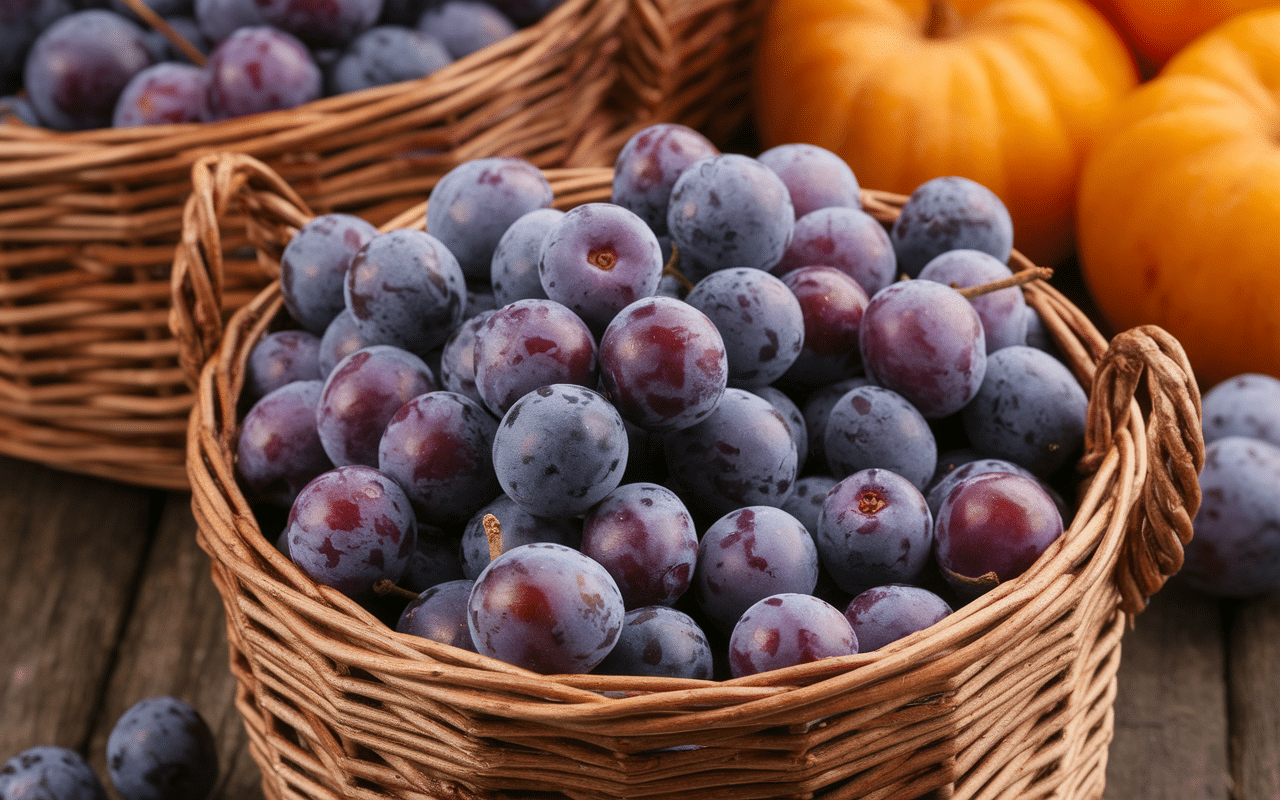 Prunes violettes quetsche