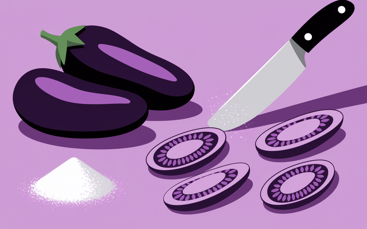 Prévenir aubergine pique la langue cuisine