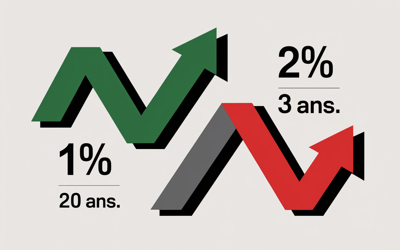 Fee foam érosion frais graphique comparatif performance