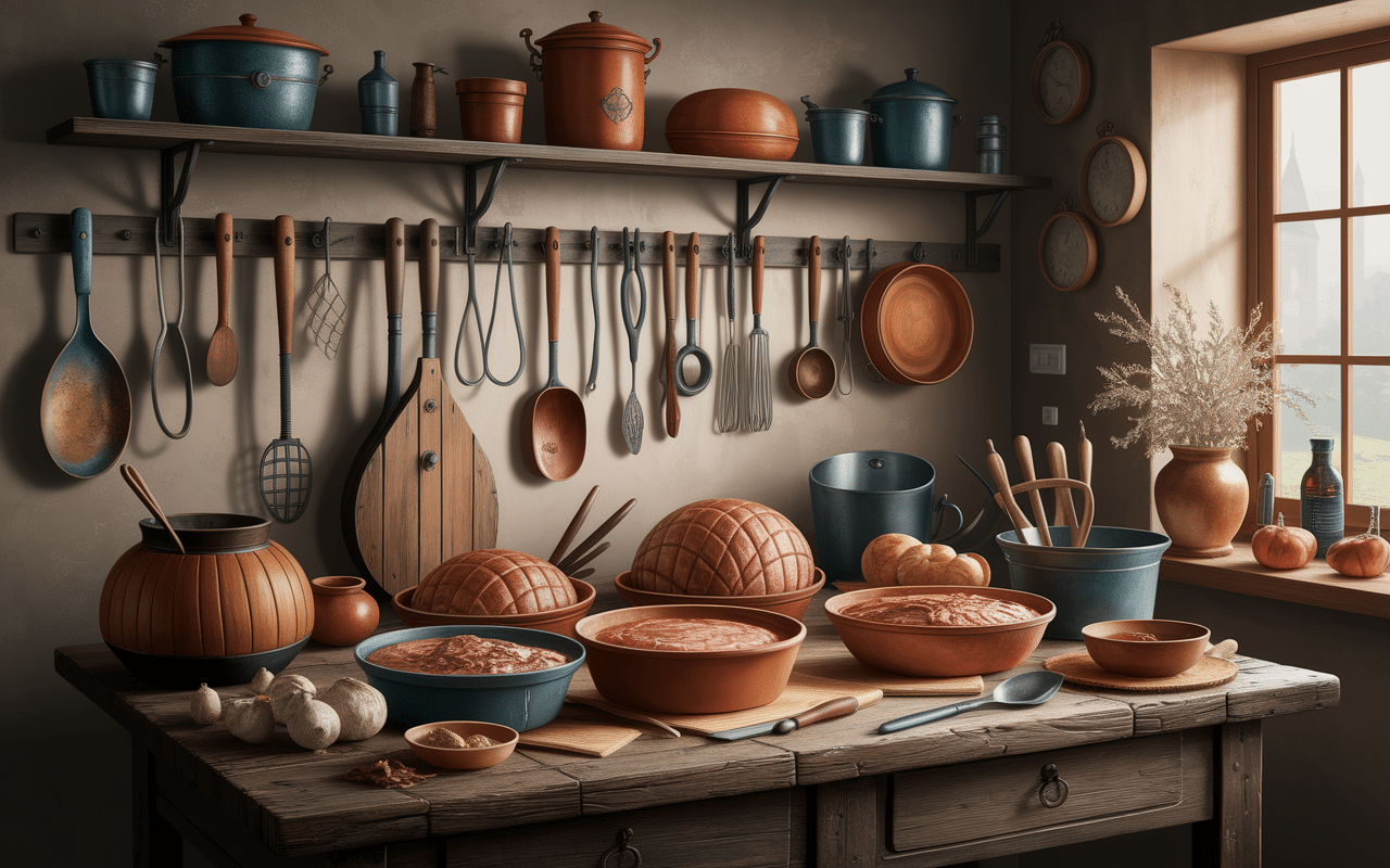 Atelier traditionnel terrine de campagne charcutier