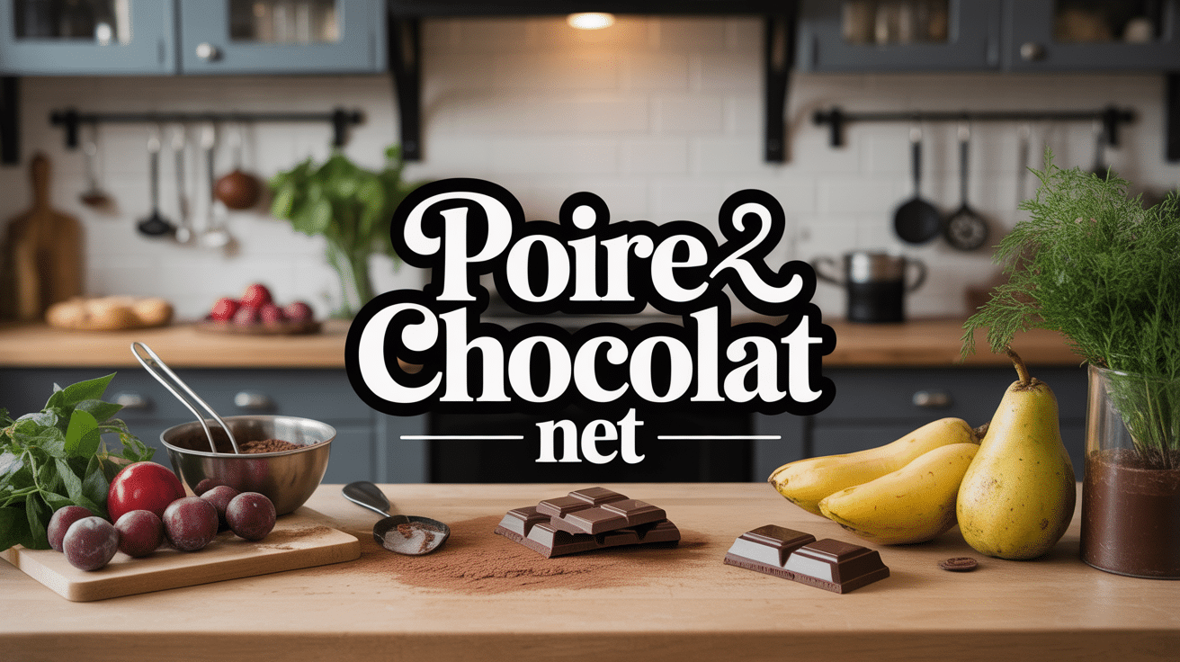 Plan cuisine poirechocolat net poires chocolat ustensiles