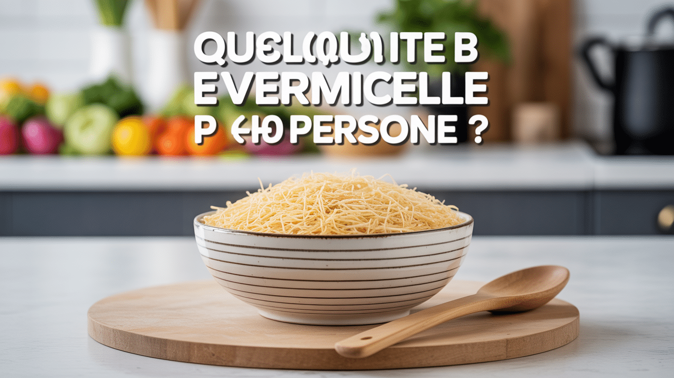 bol de vermicelle quelle quantité de vermicelle par personne