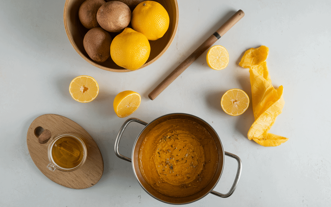 Recette pâte de coing sans sucre avec coings miel citron cuisine