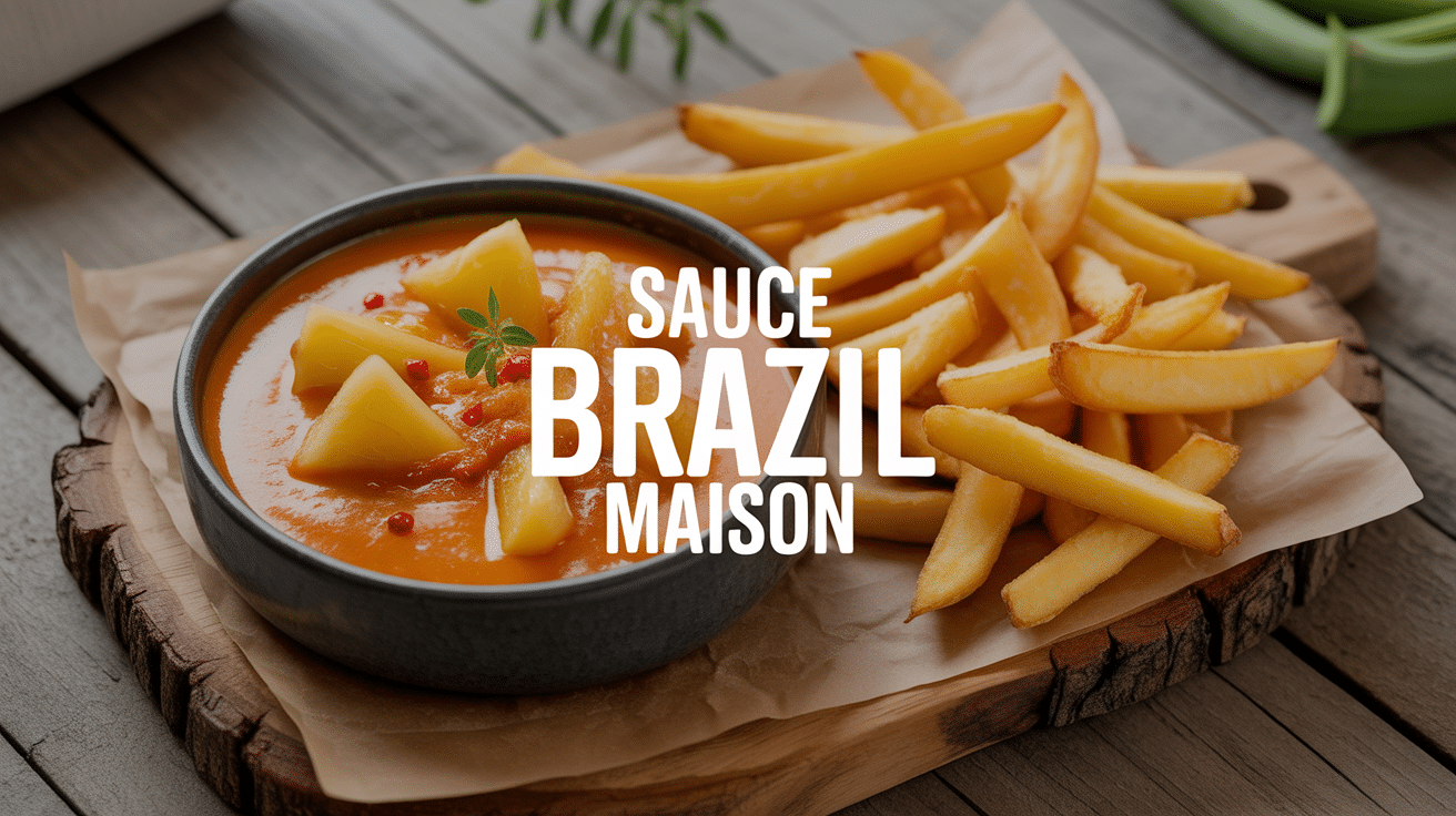 sauce brazil recette maison bol orange frites ananas