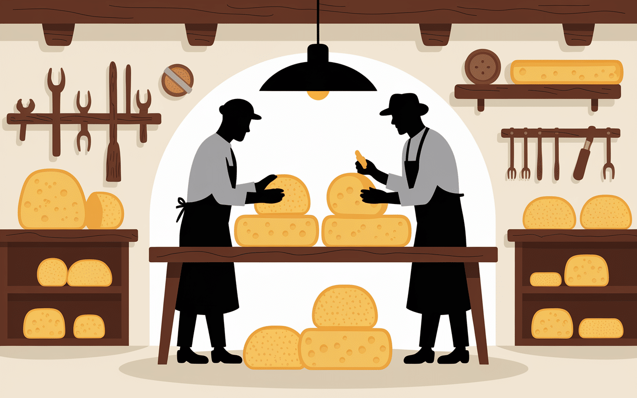 atelier artisanal fromage assiette franc comtoise