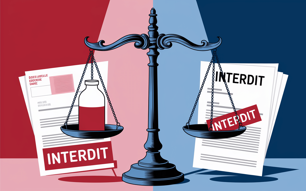 sheridan's liqueur interdite à la vente en france pourquoi balance justice et interdiction