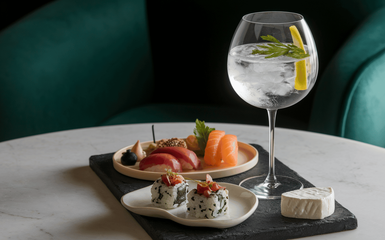 yu gin gin tonic et accords culinaires raffinés