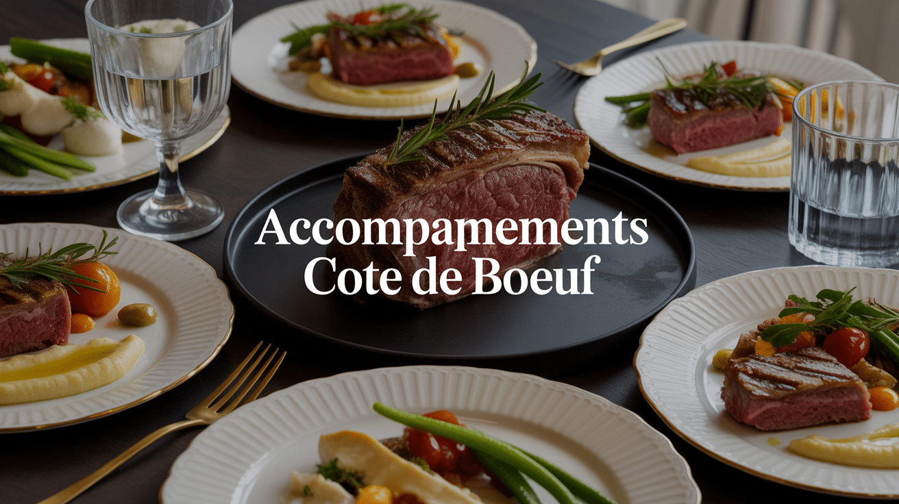 accompagnement cote de boeuf et assortiments gourmands