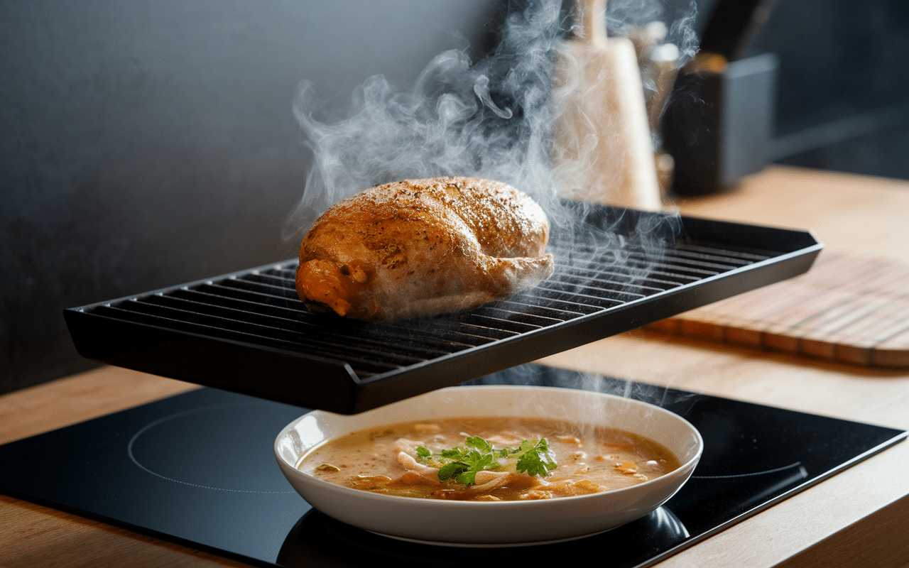 comment cuire un chapon pour qu'il reste moelleux cuisson four