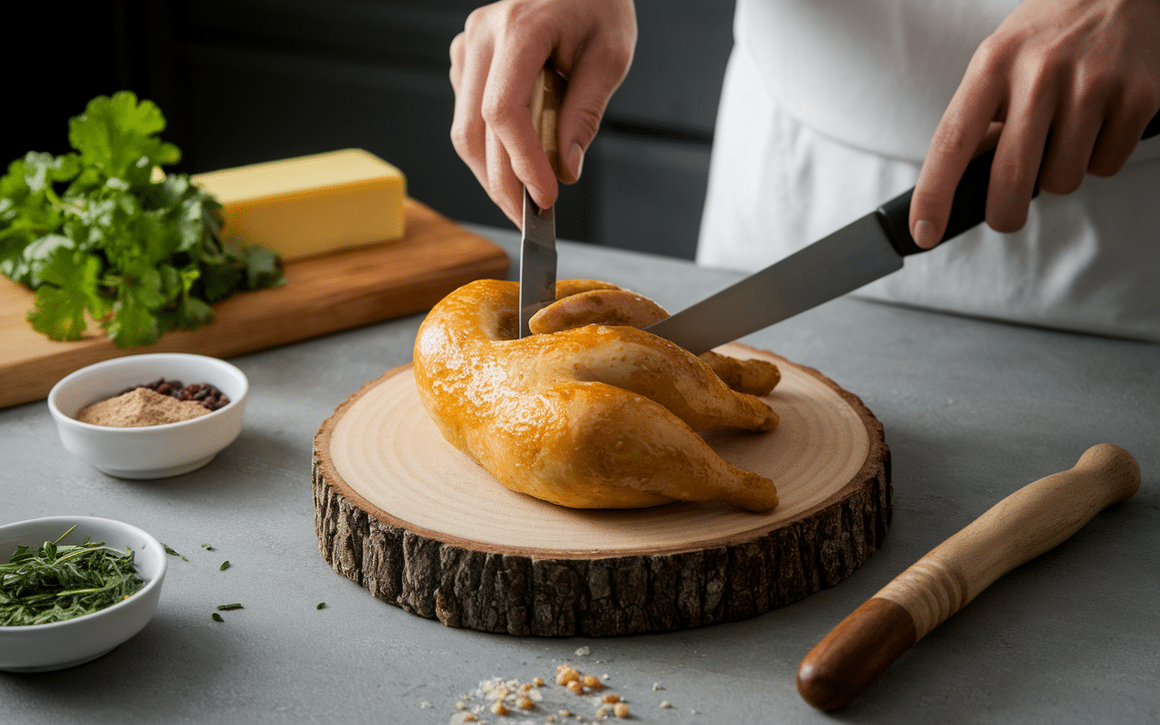comment cuire un chapon pour qu'il reste moelleux préparation ingrédients