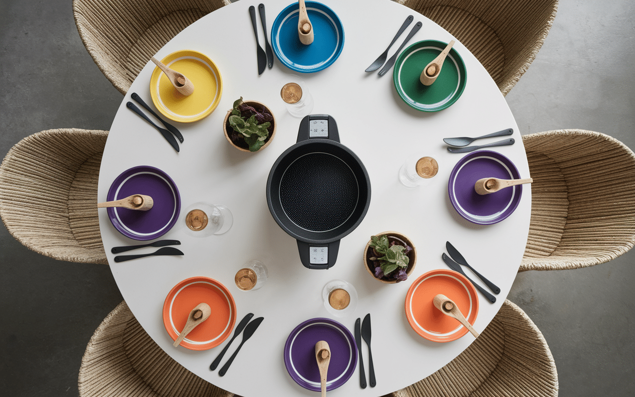 table crepes party crepiere materiel convivial