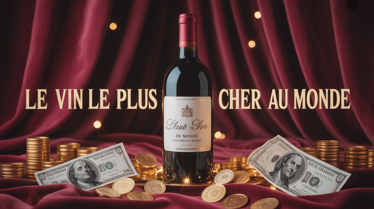 bouteille vin le plus cher au monde luxe