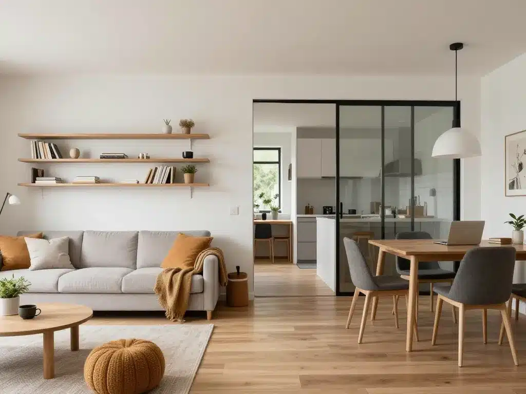 agencement interieur maison langel agencement fluide zones salon cuisine