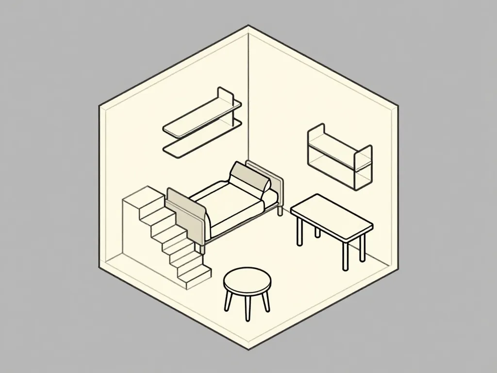 aménagement petite maison 50m2 meubles modulables rangements malins