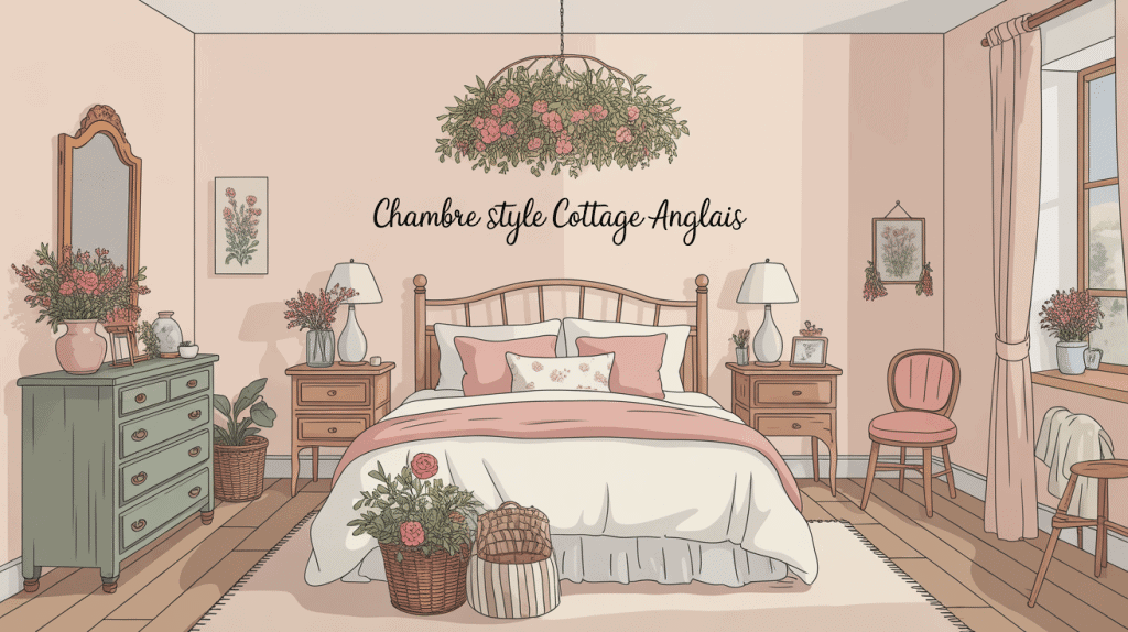 Chambre style cottage anglais : créer une ambiance douce et chaleureuse