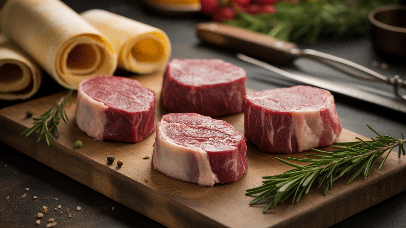 Sélection filet mignon en croute et pâte feuilletée
