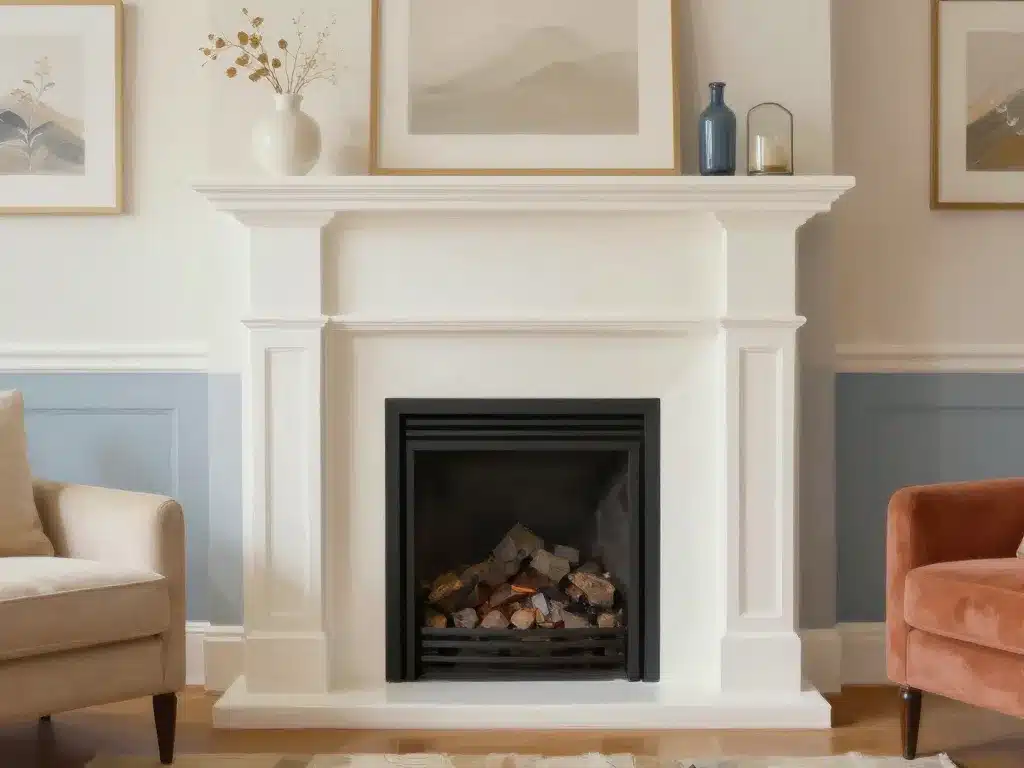 couleurs tendance pour cheminée repeinte harmonieuse