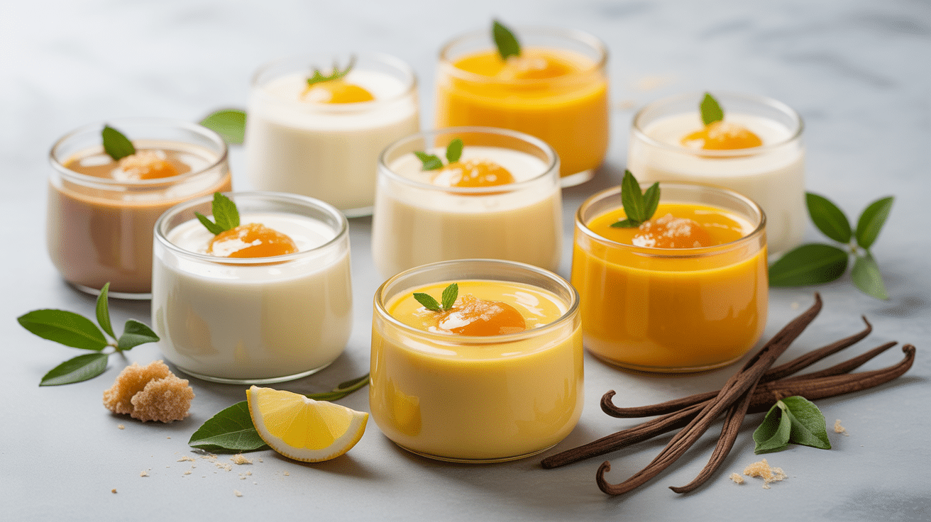 ramequins creme aux oeufs vanille citron cannelle
