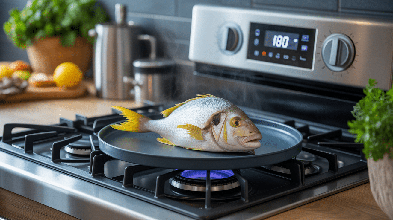 cuisson dorade au four avec thermomètre