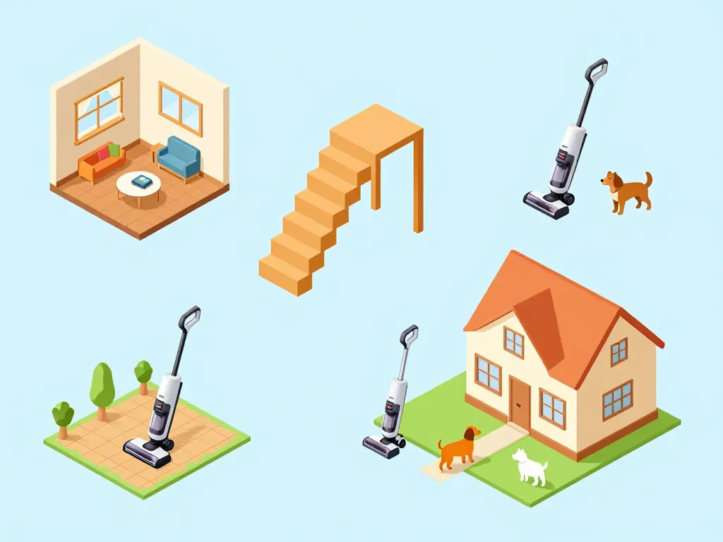 exceline aspirateur adapté appartement maison animaux