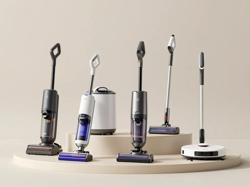 exceline aspirateur types traîneau balai robot sur présentoir