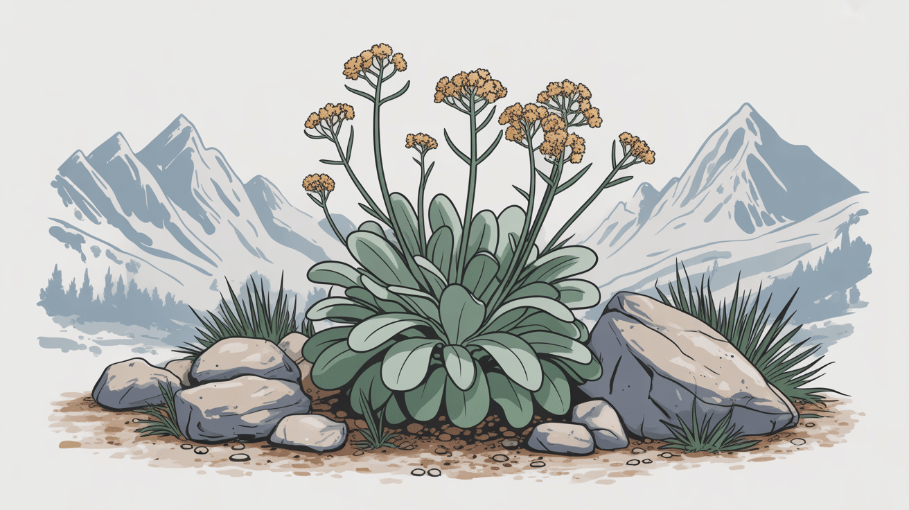 genepi botanique rocheux montagnes