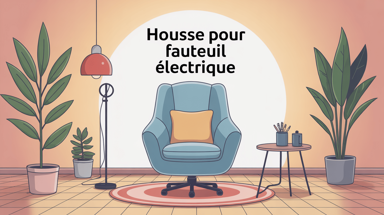 housse pour fauteuil electrique moderne illustrant la protection et l’esthétique