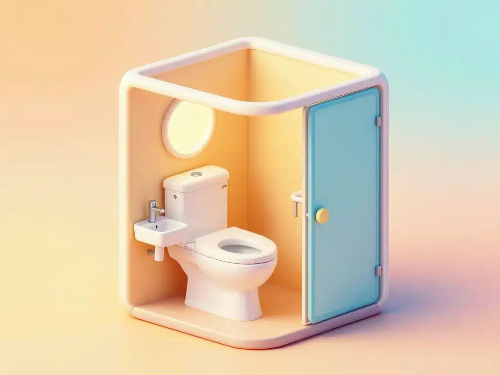 minimum wc size wc optimisé petite surface illustration