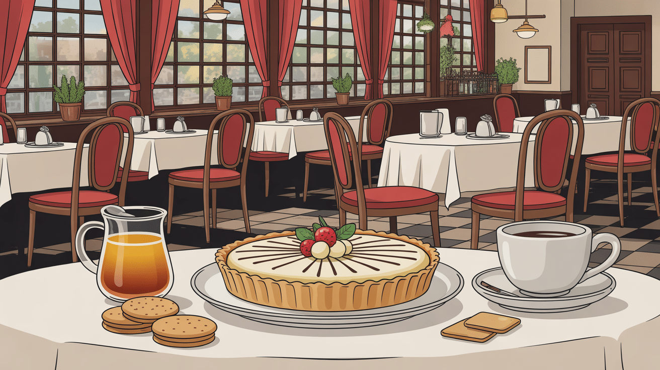 restaurant anglais traditionnel avec banoffee