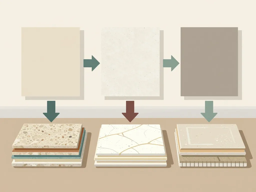 poids carrelage m2 comparaison épaisseurs matériaux