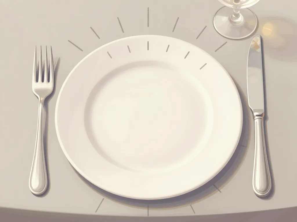 Position des couverts dans l'assiette signification gestes