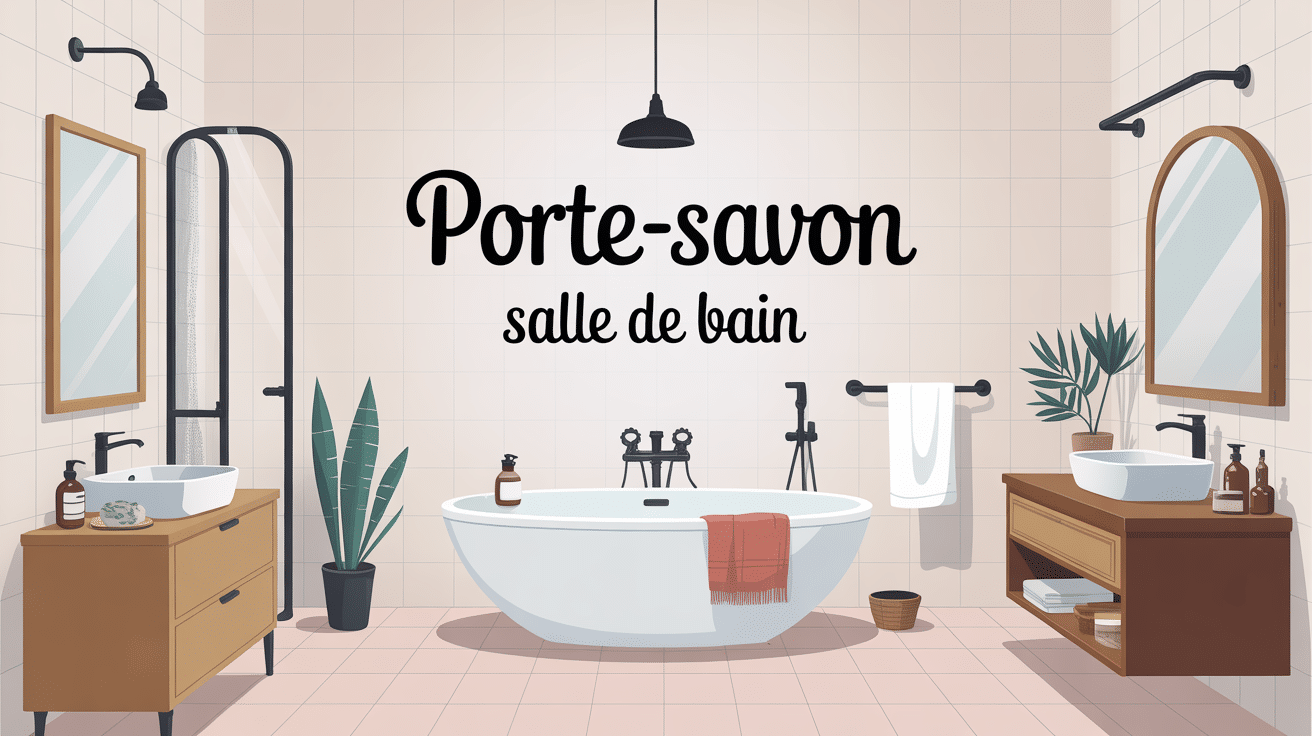 Salle de bain porte savon avec plusieurs modèles design