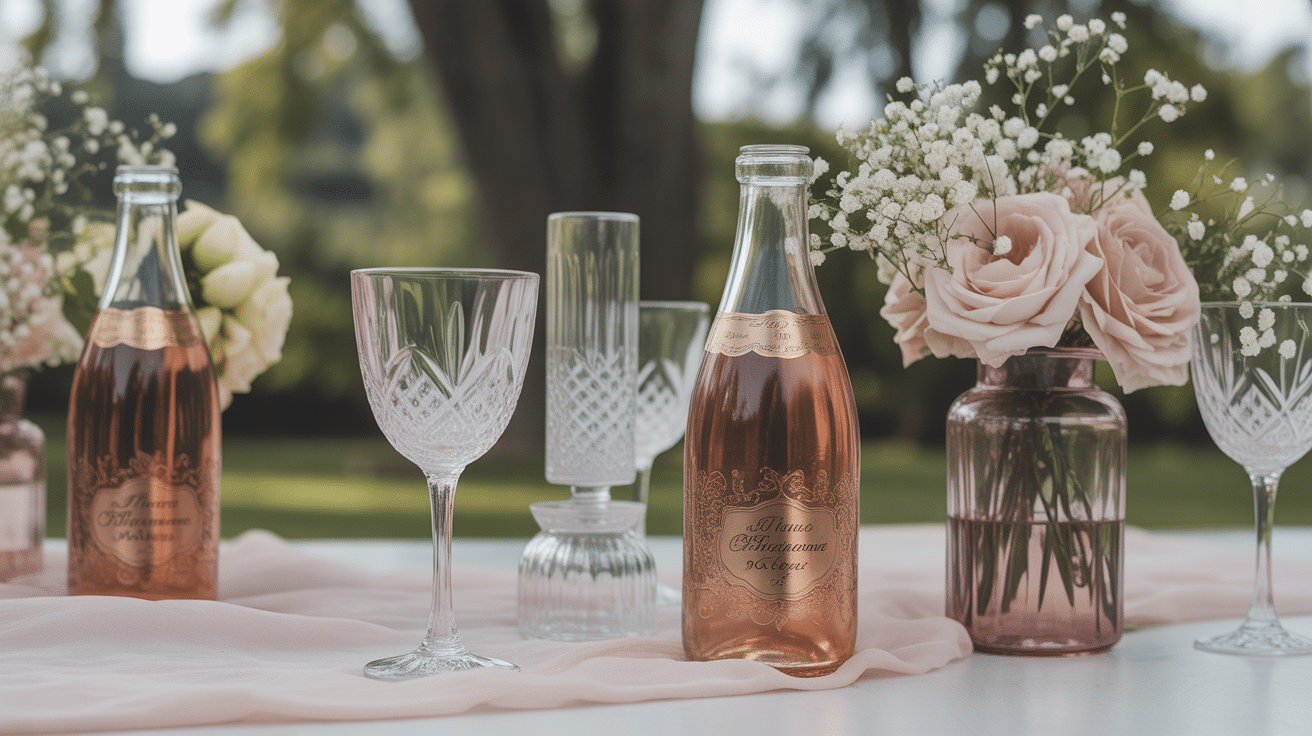 soupe de champagne ambiance vintage élégante