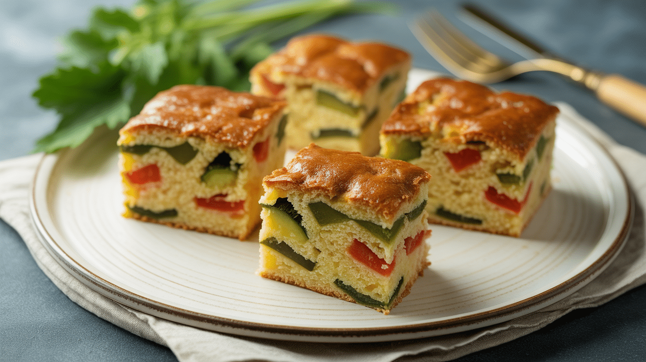 tranches cake au thon classique légumes sans gluten