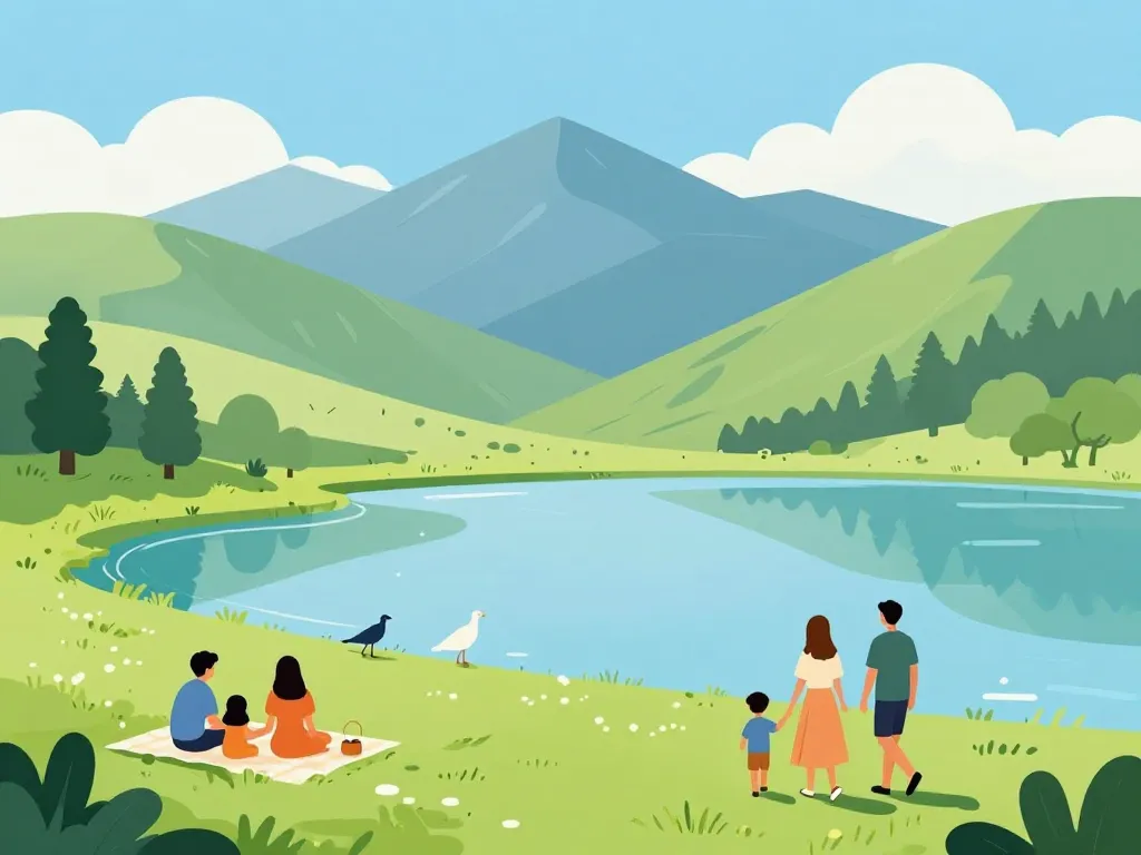 loisirs famille lac d'Estaing