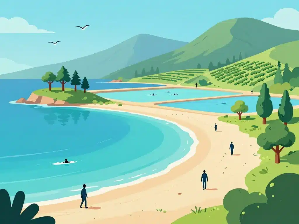 Aléria Corse plages nature paysages