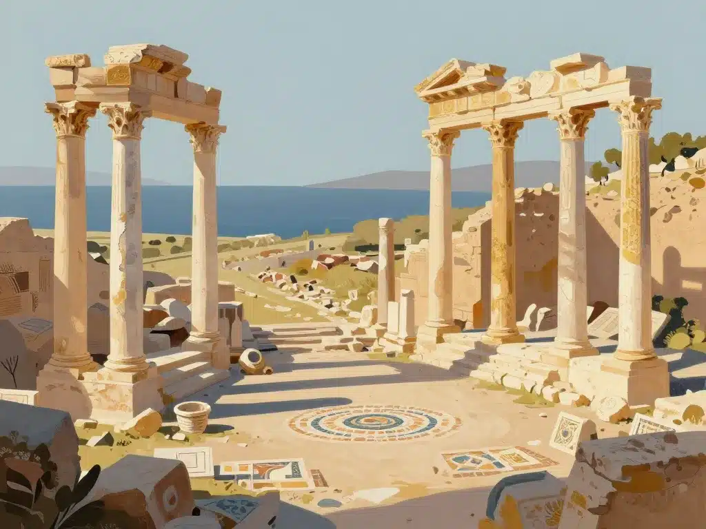 Aléria Corse ruines antiques site archéologique