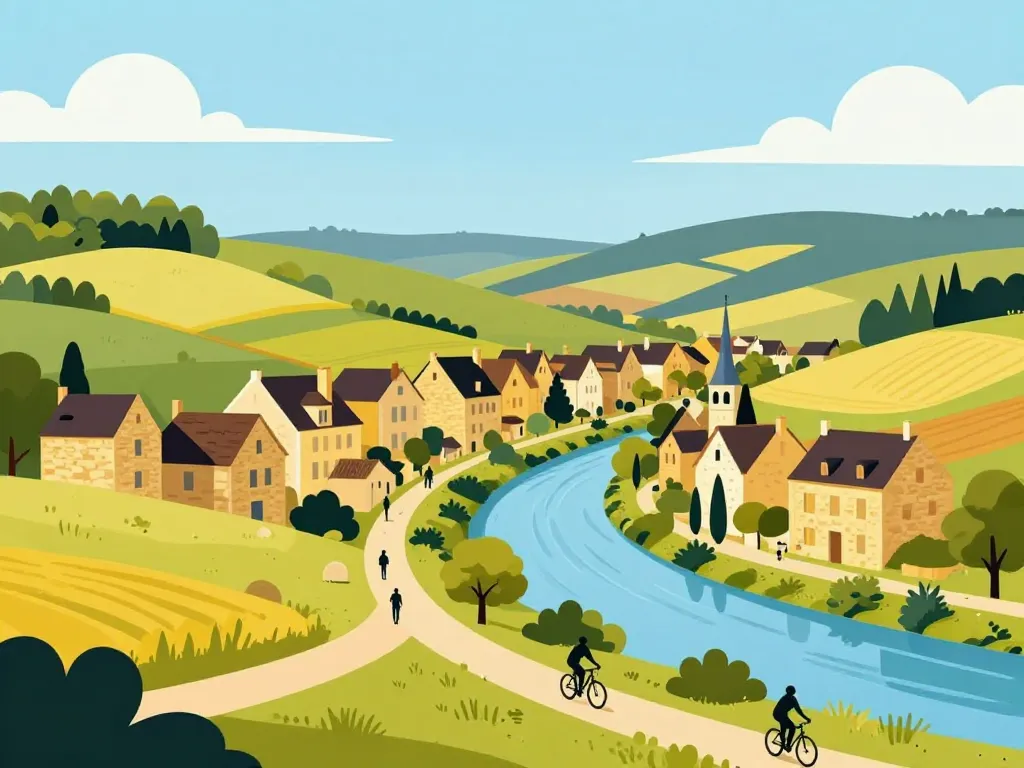 Paysage carsac aillac environnement Dordogne