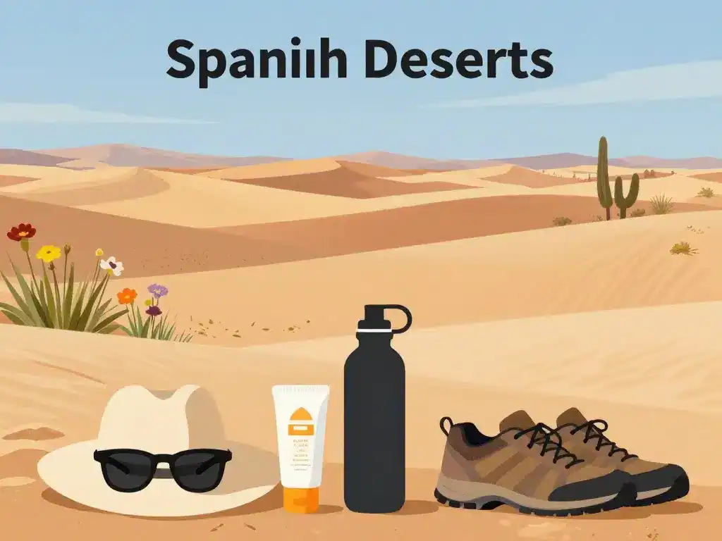 Essentiels et saisons pour désert Espagne